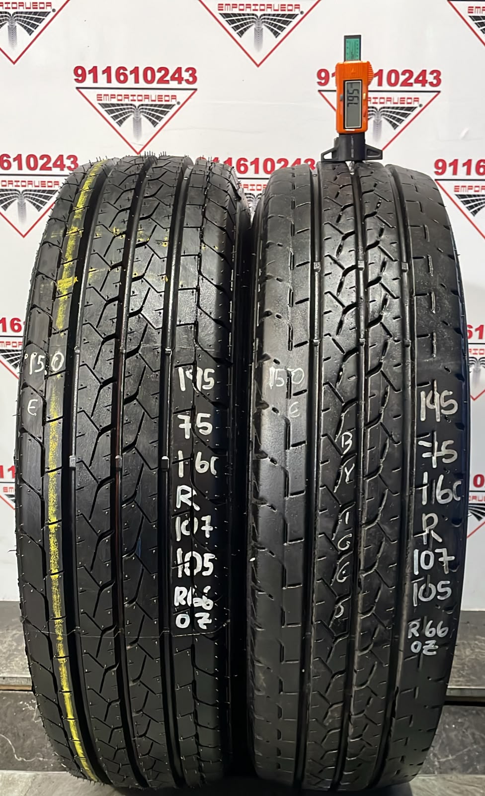 BRIDGESTONE DURAVIS USADO  195/75 R16C 107/105 R